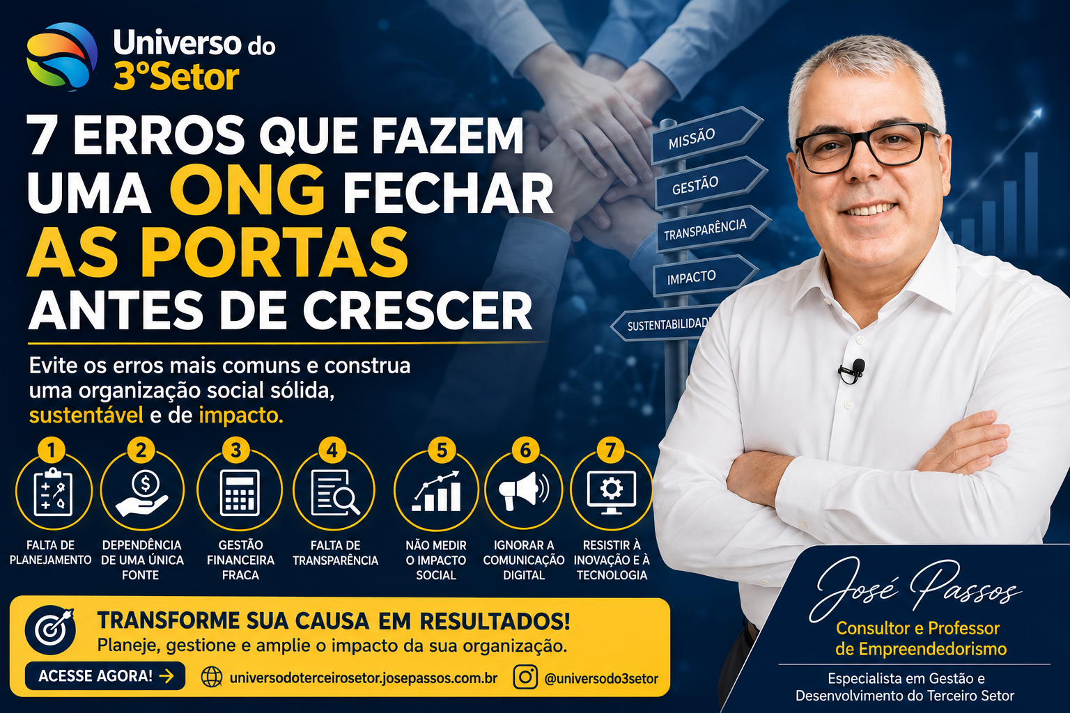 7 Erros que Fazem uma ONG Fechar as Portas Antes de Crescer