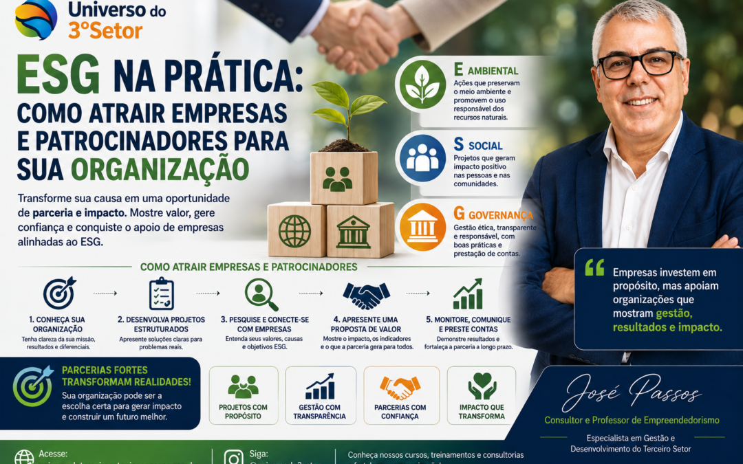 ESG na Prática Como Atrair Empresas e Patrocinadores para sua Organização