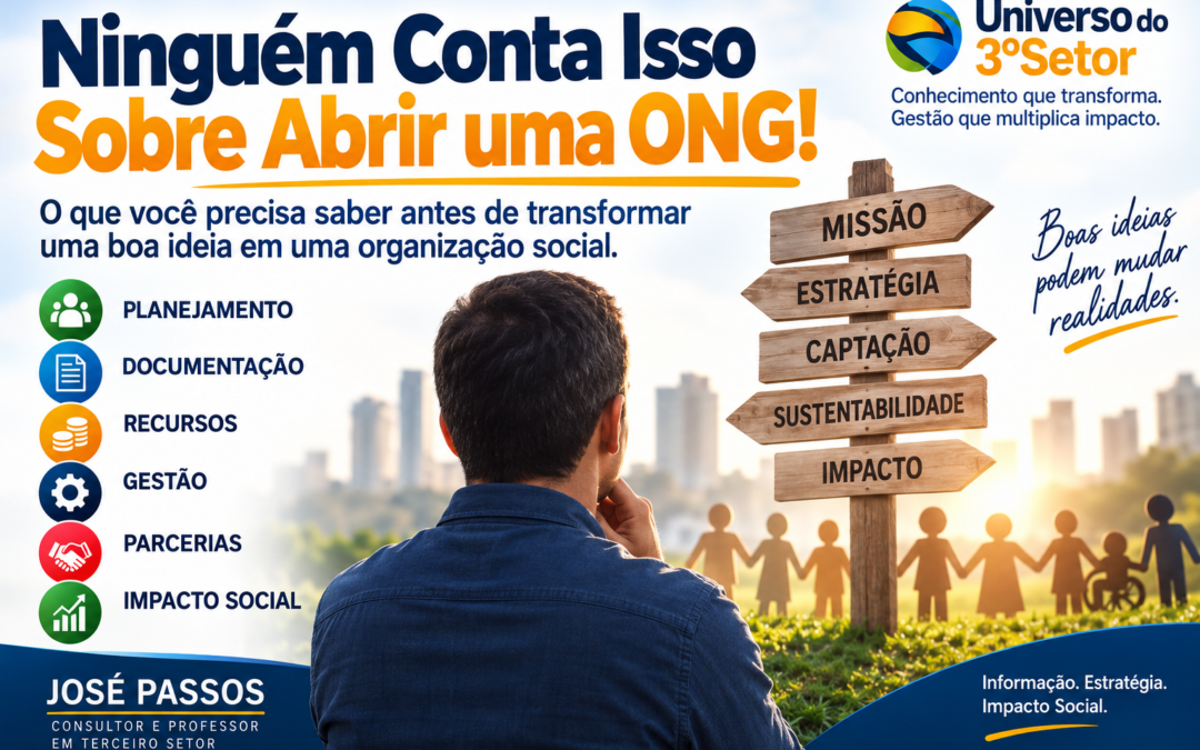 Ninguém Conta Isso Sobre Abrir uma ONG!