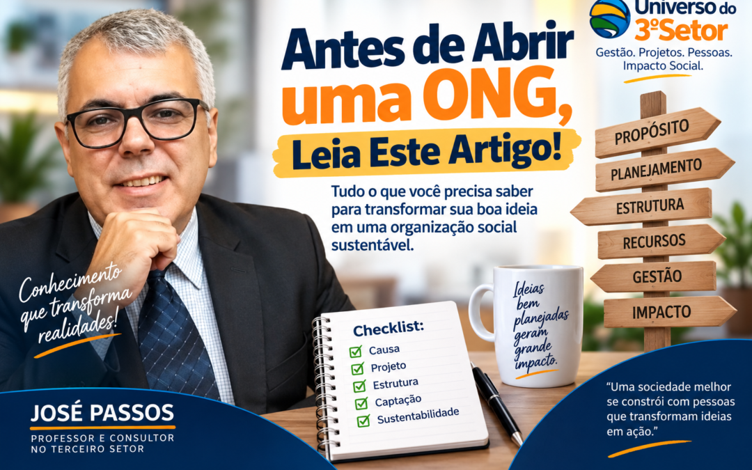 ANTES DE ABRIR UMA ONG, LEIA ESTE ARTIGO!